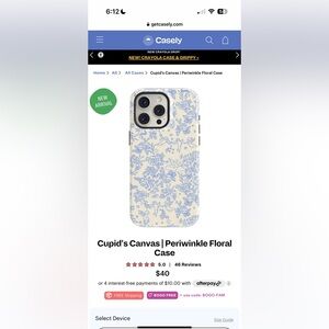 iPhone 15 phone case never used! Can also fit an iPhone 13 and iPhone 14!